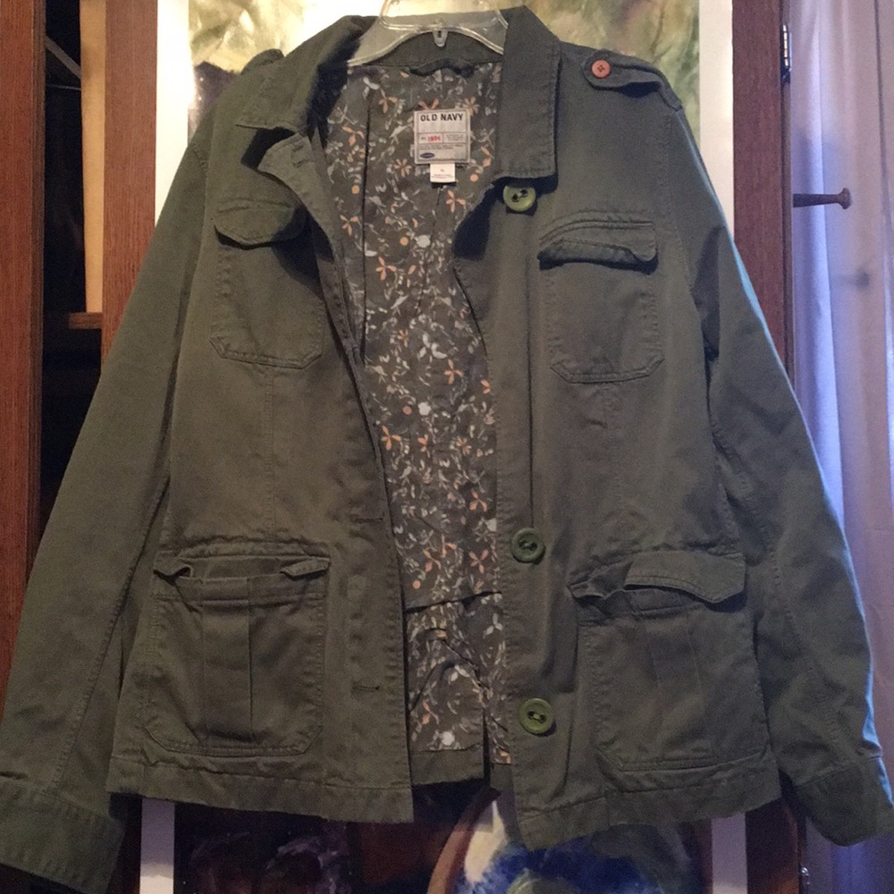 Green army jacket